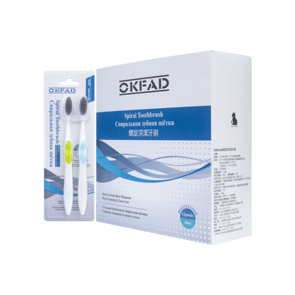OKFAD Spiral Toothbrush