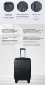 Suitcase with Universal Wheels 28 - Image 7