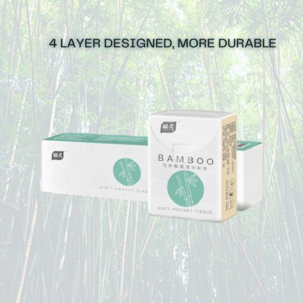 MIAOROU Bamboo Fiber Pocket Tissu